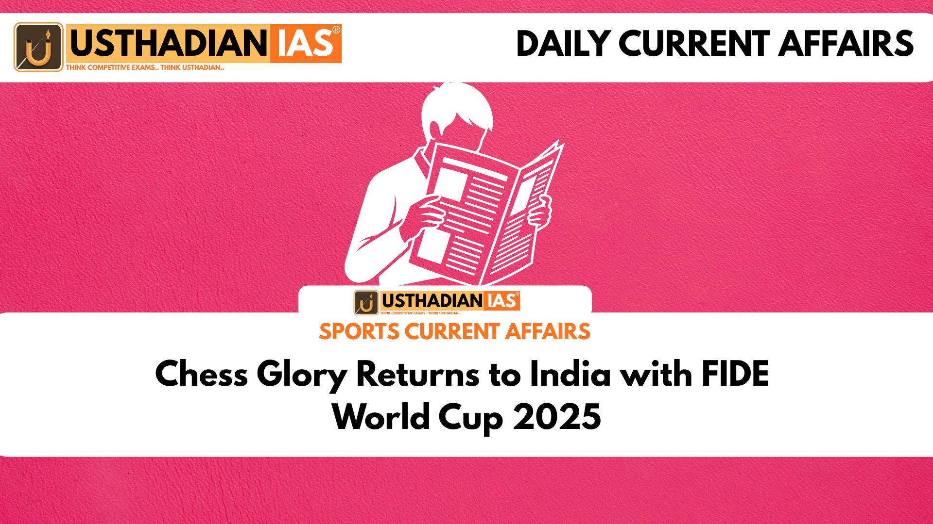 Chess Glory Returns to India with FIDE World Cup 2025
