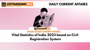 Vital Statistics of India 2023 based on Civil Registration System