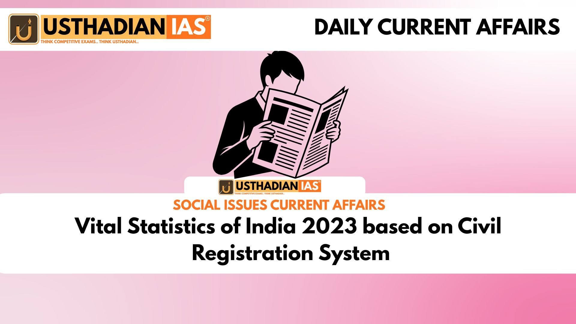 Vital Statistics of India 2023 based on Civil Registration System