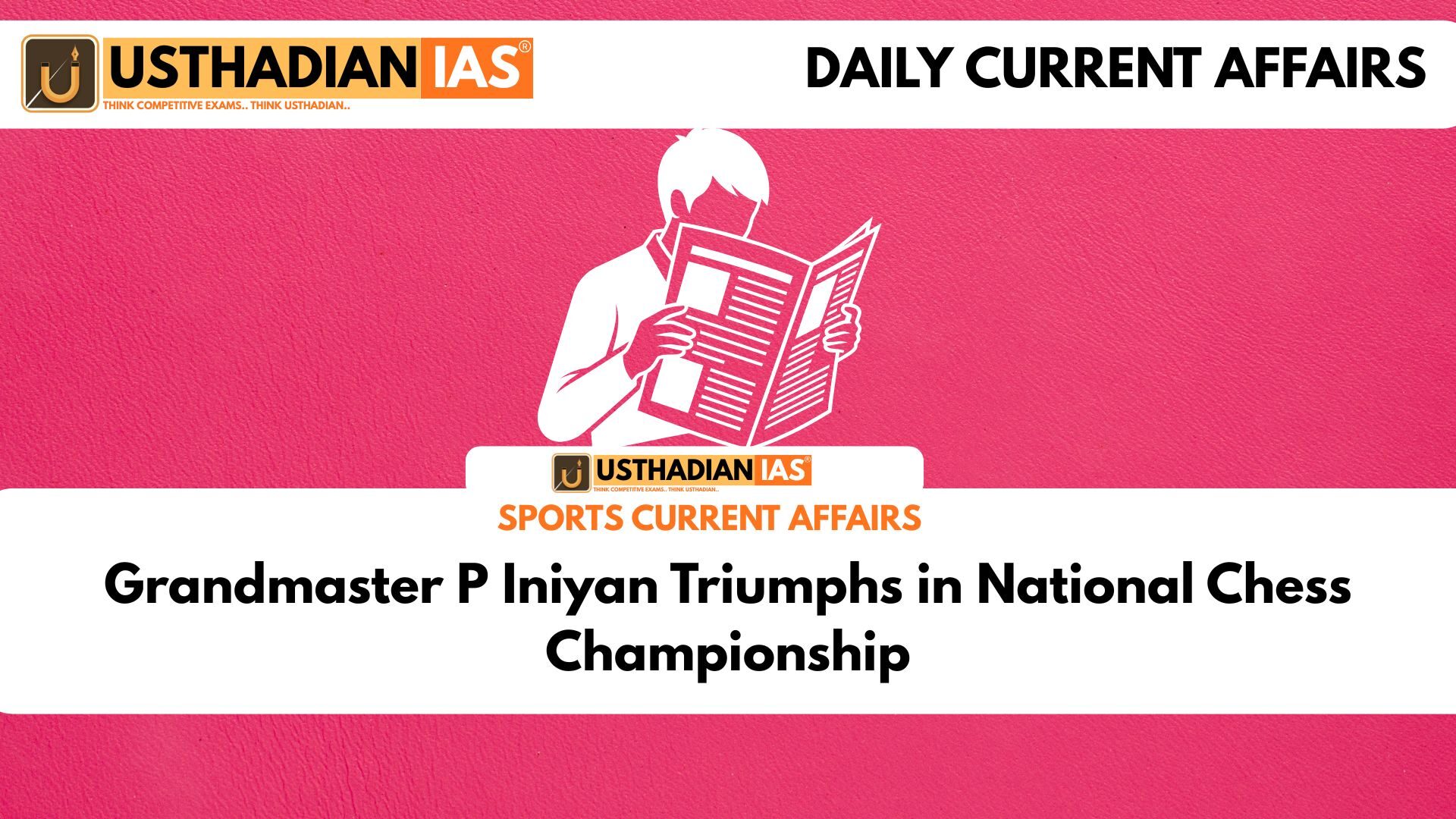 Grandmaster P Iniyan Triumphs in National Chess Championship