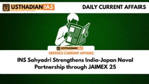 INS Sahyadri Strengthens India-Japan Naval Partnership through JAIMEX 25