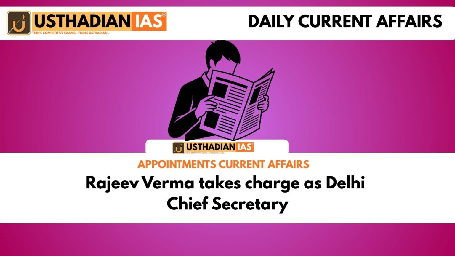 Rajeev Verma takes charge as Delhi Chief Secretary - Current Affairs ...
