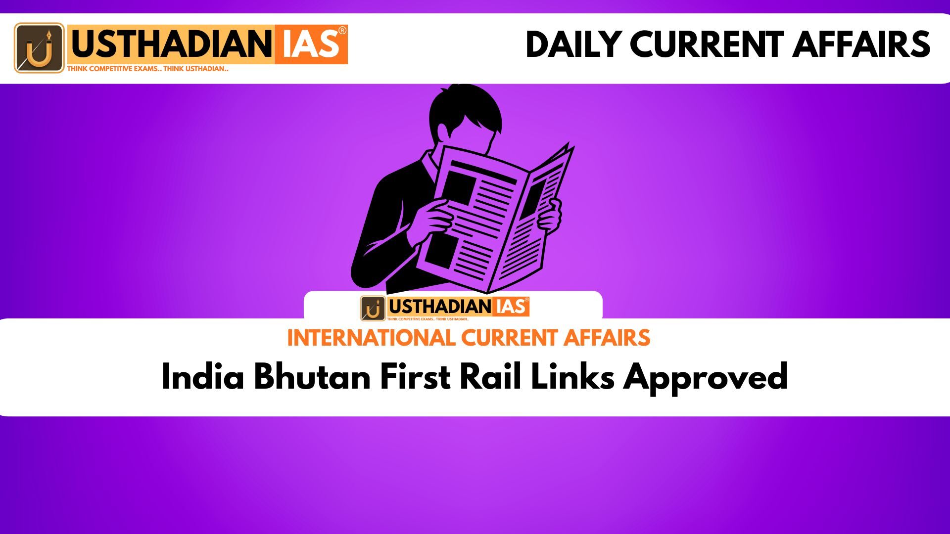 India Bhutan First Rail Links Approved