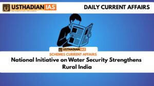 National Initiative on Water Security Strengthens Rural India