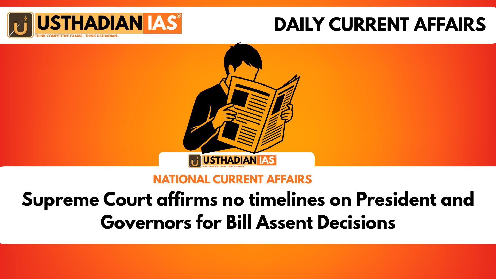 Supreme Court affirms no timelines on President and Governors for Bill Assent Decisions