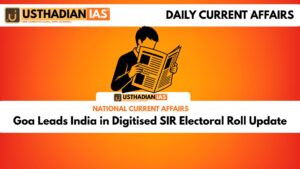 Goa Leads India in Digitised SIR Electoral Roll Update