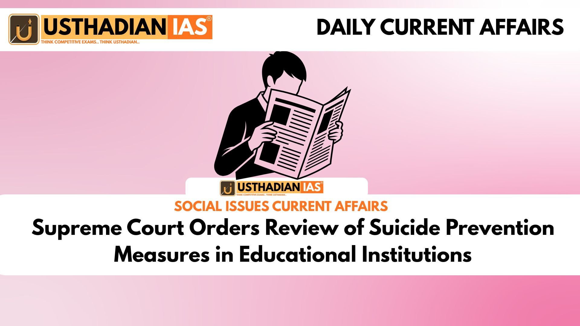 Supreme Court Orders Review of Suicide Prevention Measures in Educational Institutions