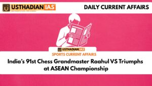 India’s 91st Chess Grandmaster Raahul VS Triumphs at ASEAN Championship