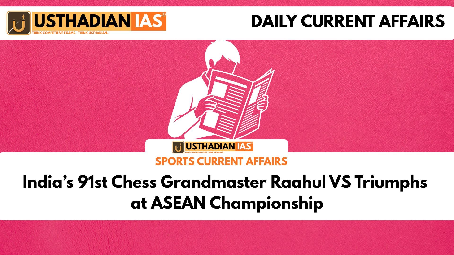 India’s 91st Chess Grandmaster Raahul VS Triumphs at ASEAN Championship