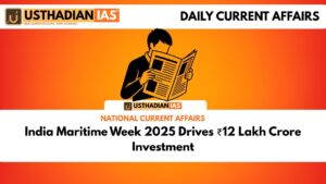 India Maritime Week 2025 Drives ₹12 Lakh Crore Investment