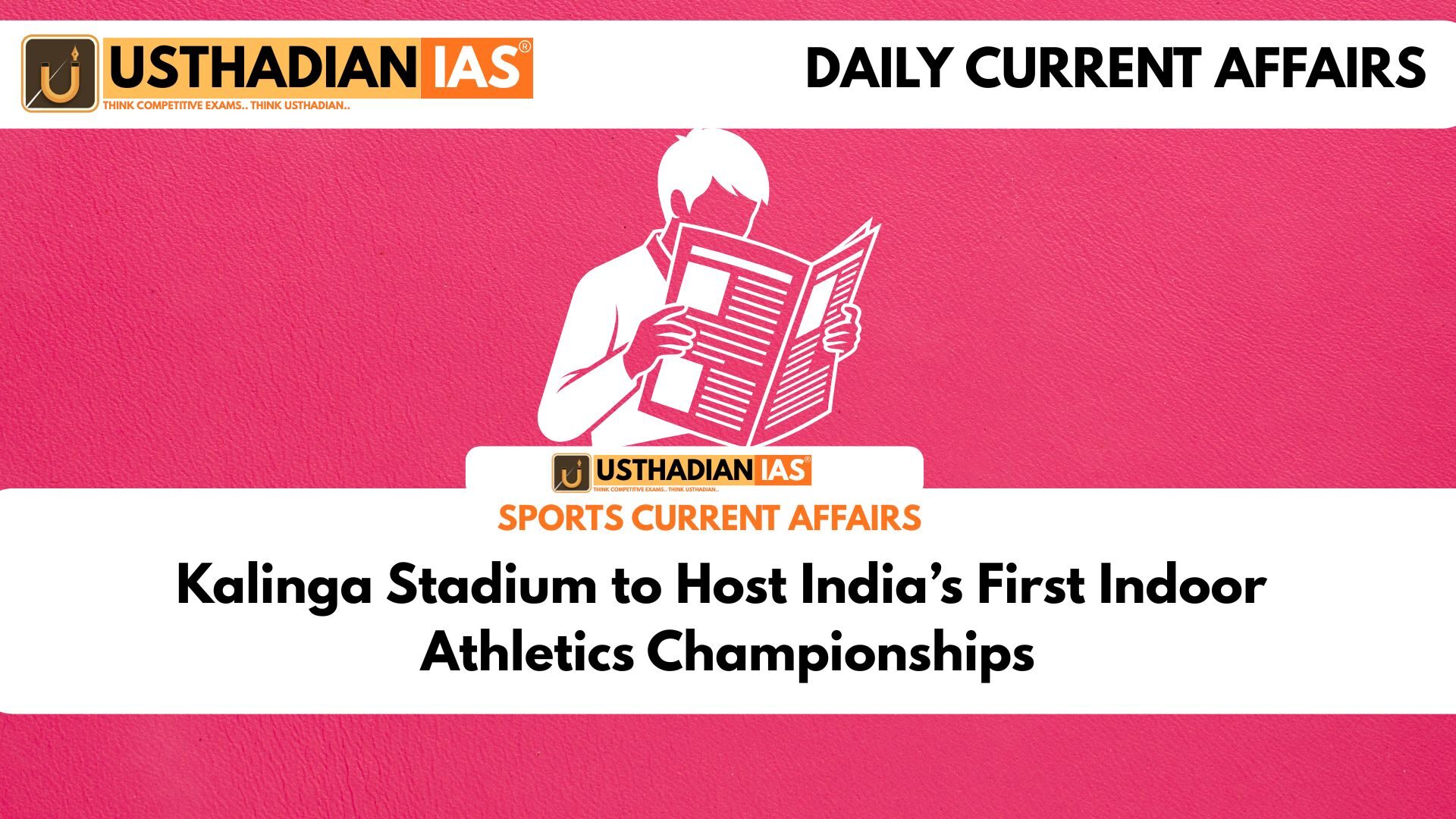 Kalinga Stadium to Host India’s First Indoor Athletics Championships