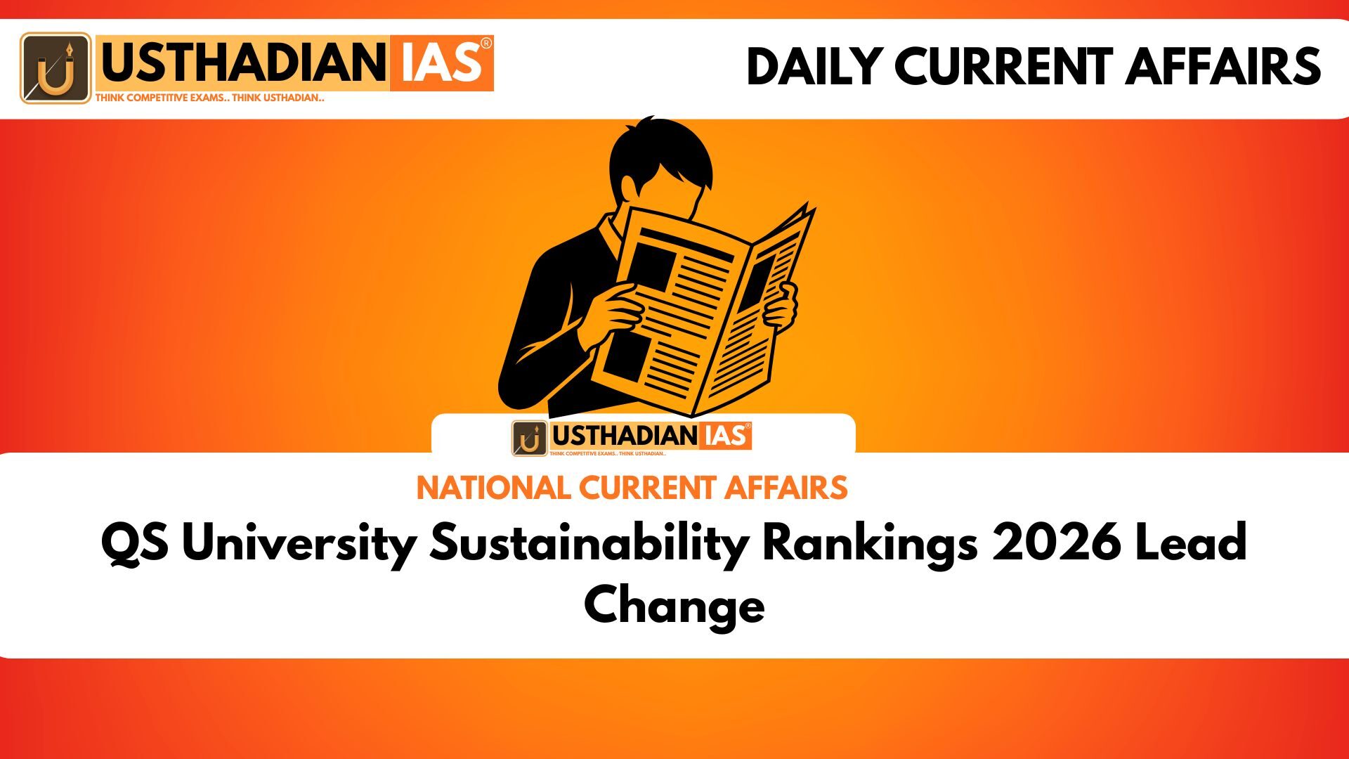 QS University Sustainability Rankings 2026 Lead Change