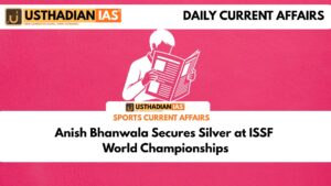 Anish Bhanwala Secures Silver at ISSF World Championships