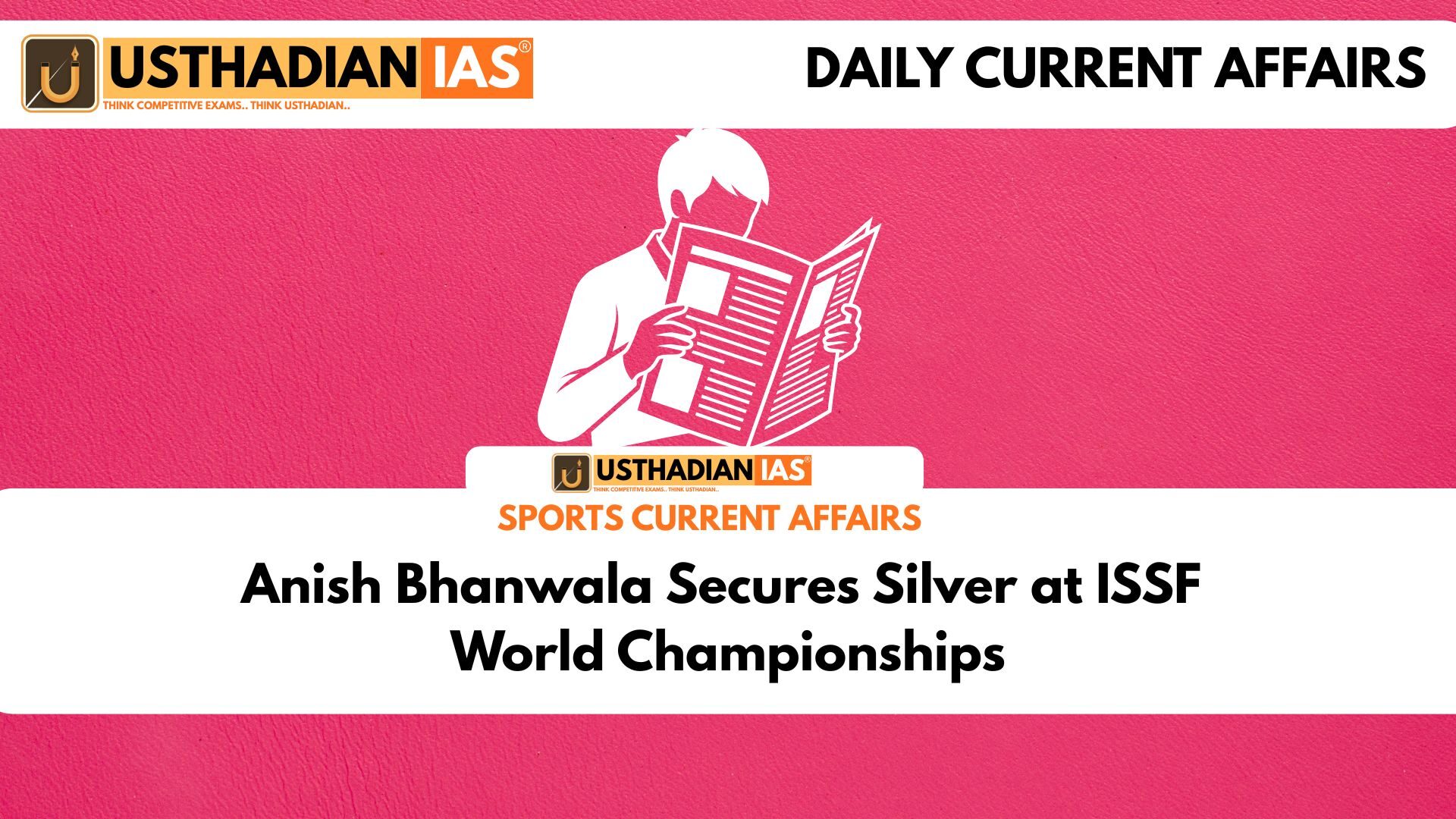 Anish Bhanwala Secures Silver at ISSF World Championships
