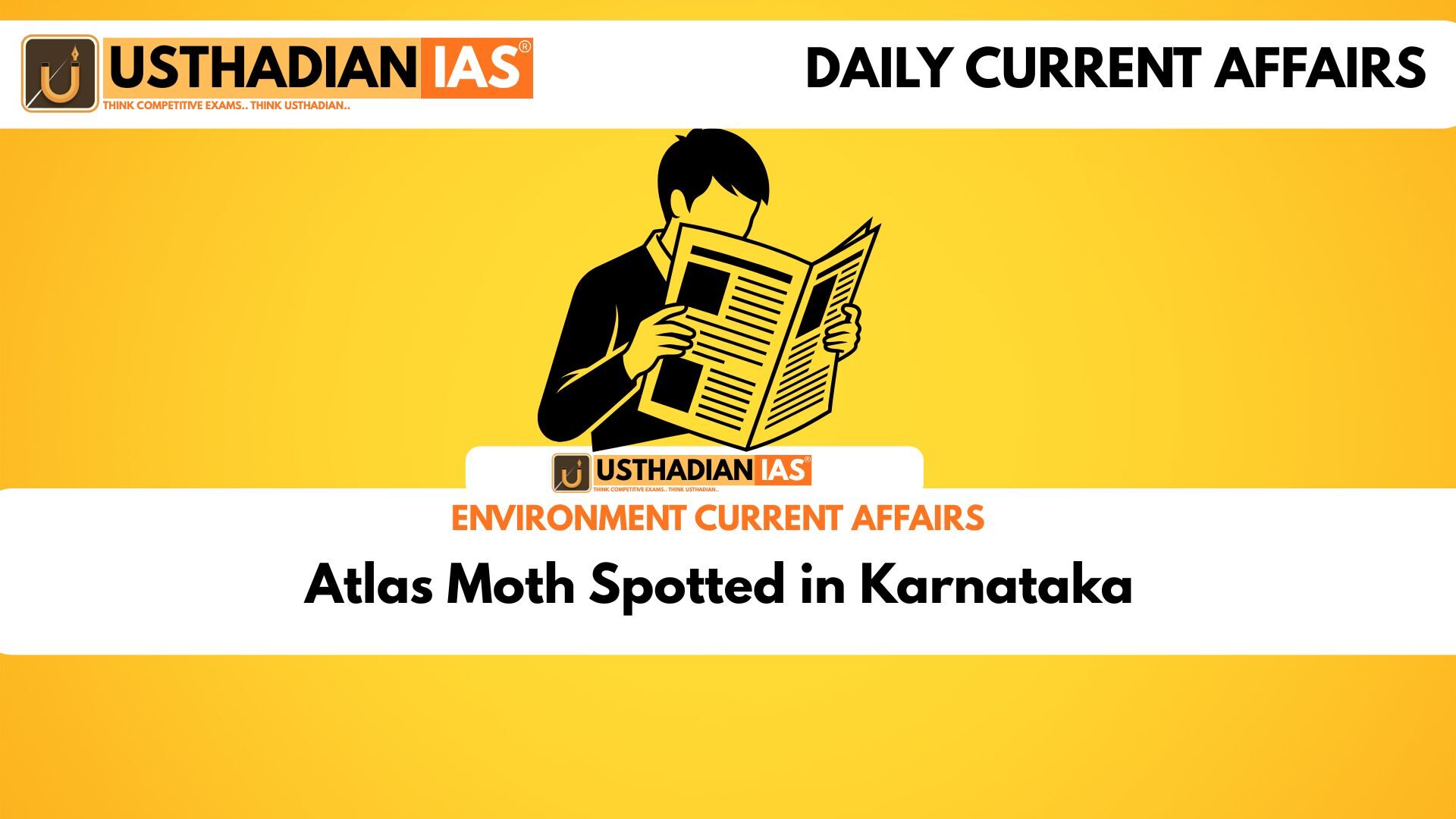 Atlas Moth Spotted in Karnataka