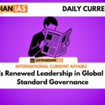 India’s Renewed Leadership in Global Food Standard Governance