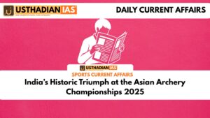 India’s Historic Triumph at the Asian Archery Championships 2025