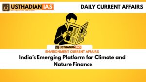 India’s Emerging Platform for Climate and Nature Finance