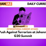 India’s Push Against Terrorism at Johannesburg G20 Summit