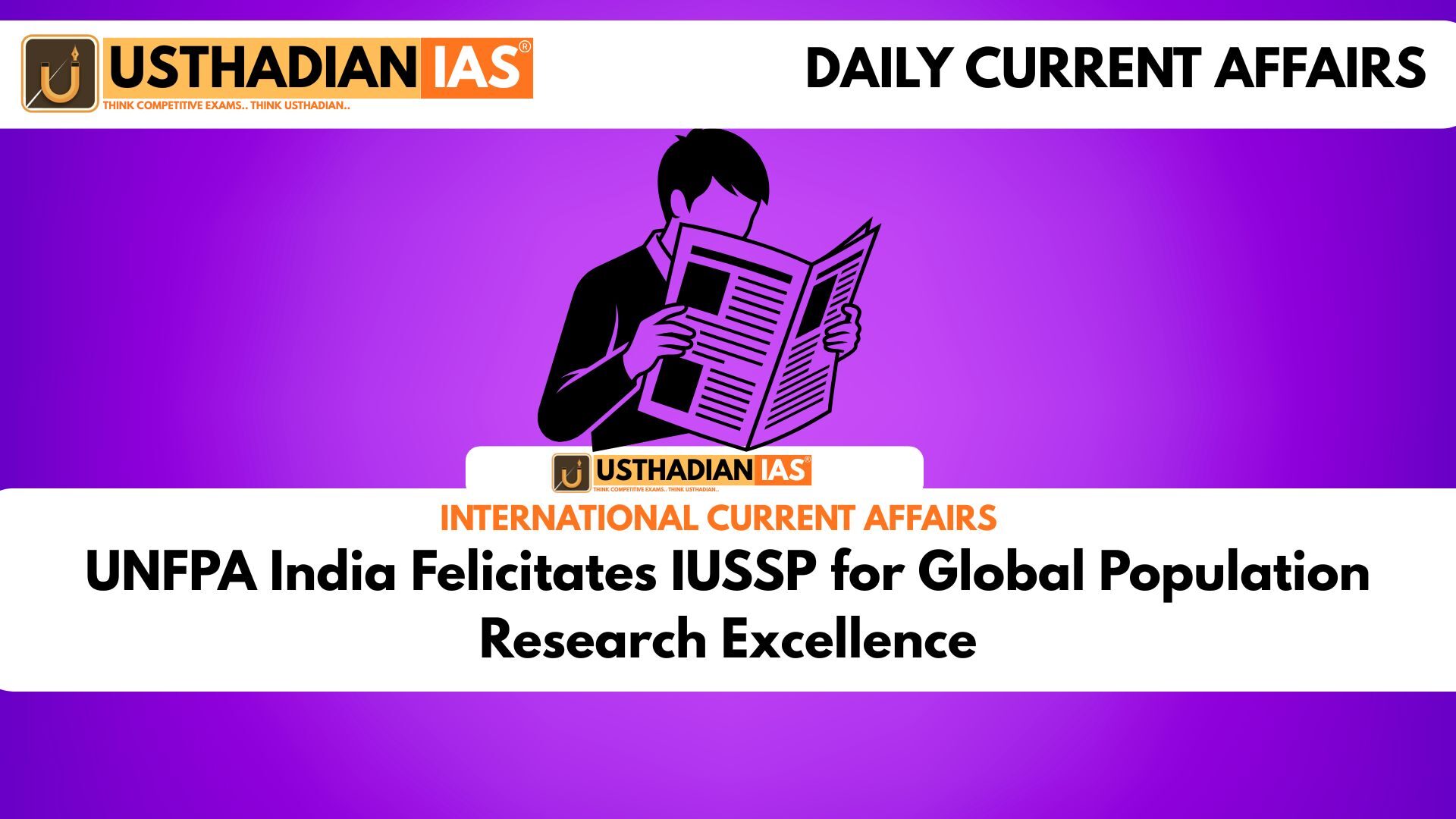 UNFPA India Felicitates IUSSP for Global Population Research Excellence