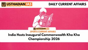 India Hosts Inaugural Commonwealth Kho Kho Championship 2026