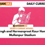 Yuvraj Singh and Harmanpreet Kaur Honoured at Mullanpur Stadium