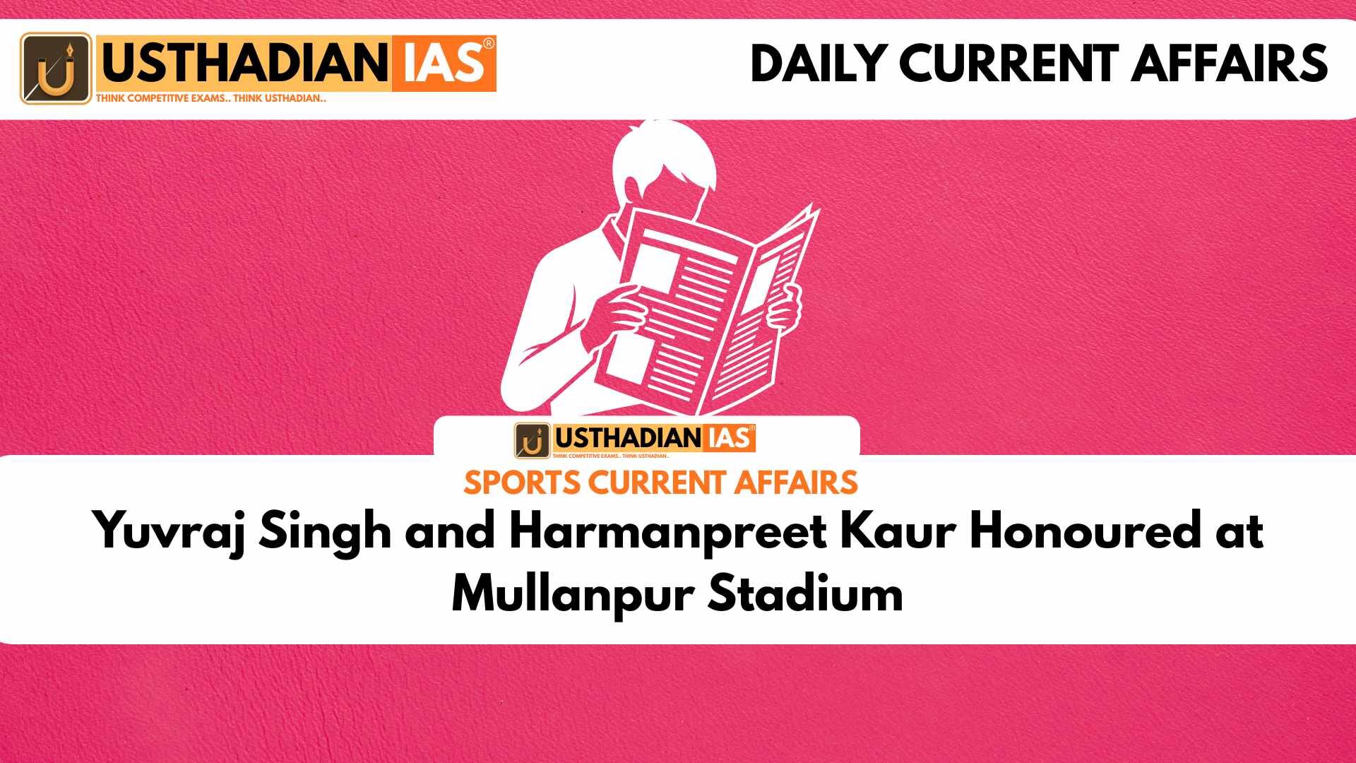 Yuvraj Singh and Harmanpreet Kaur Honoured at Mullanpur Stadium