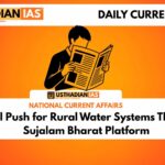 Digital Push for Rural Water Systems Through Sujalam Bharat Platform