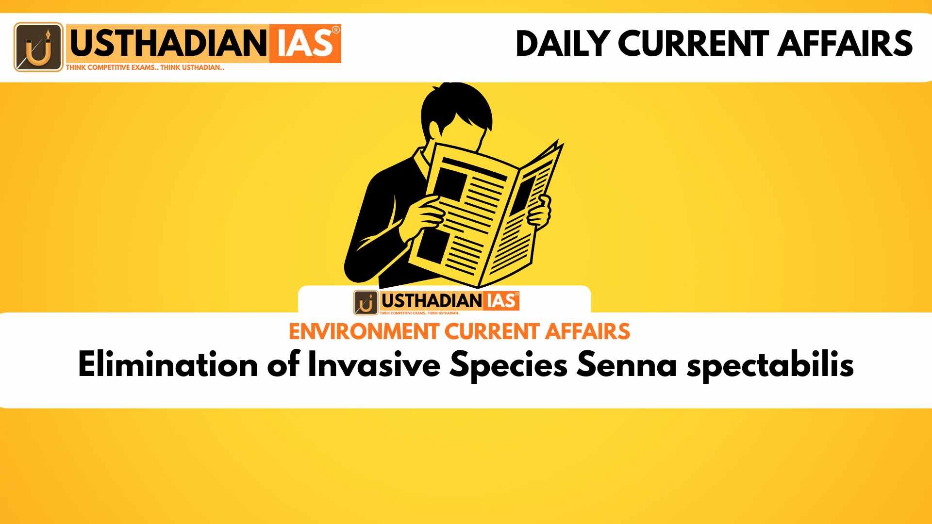 Elimination of Invasive Species Senna spectabilis
