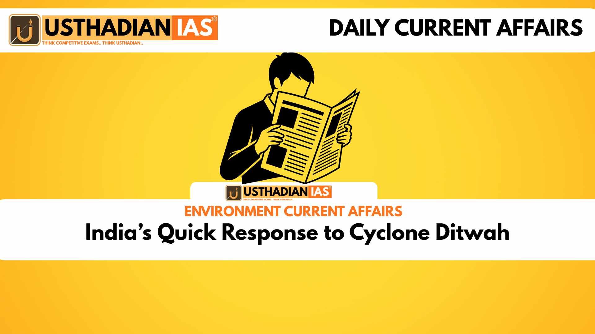 India’s Quick Response to Cyclone Ditwah
