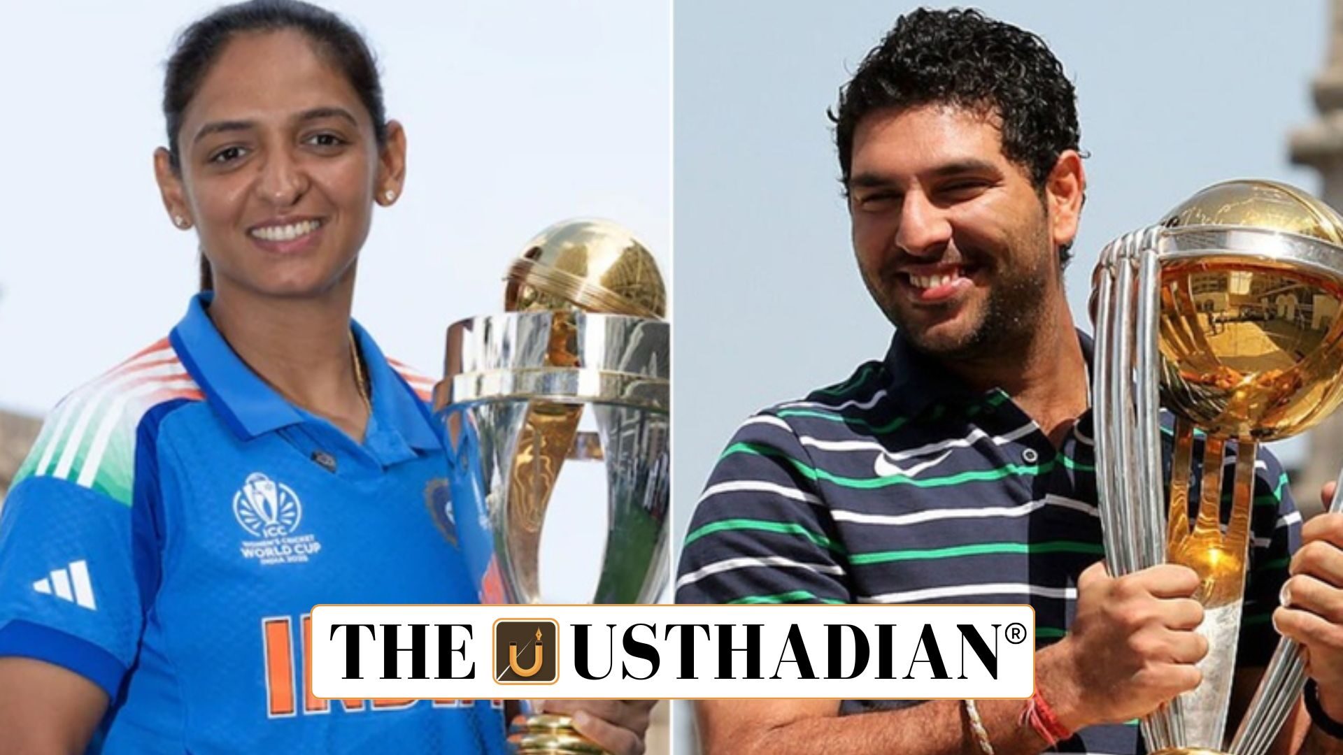 Yuvraj Singh and Harmanpreet Kaur Honoured at Mullanpur Stadium