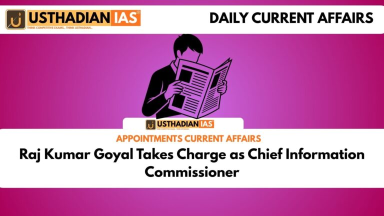 Raj Kumar Goyal Takes Charge as Chief Information Commissioner