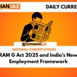 VB-G RAM G Act 2025 and India’s New Rural Employment Framework