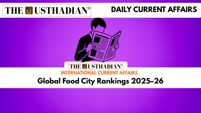 Global Food City Rankings 2025–26
