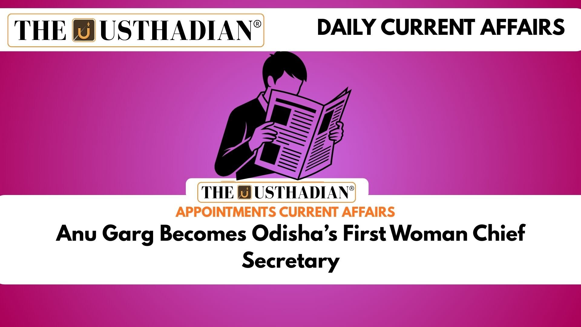 Anu Garg Becomes Odisha’s First Woman Chief Secretary