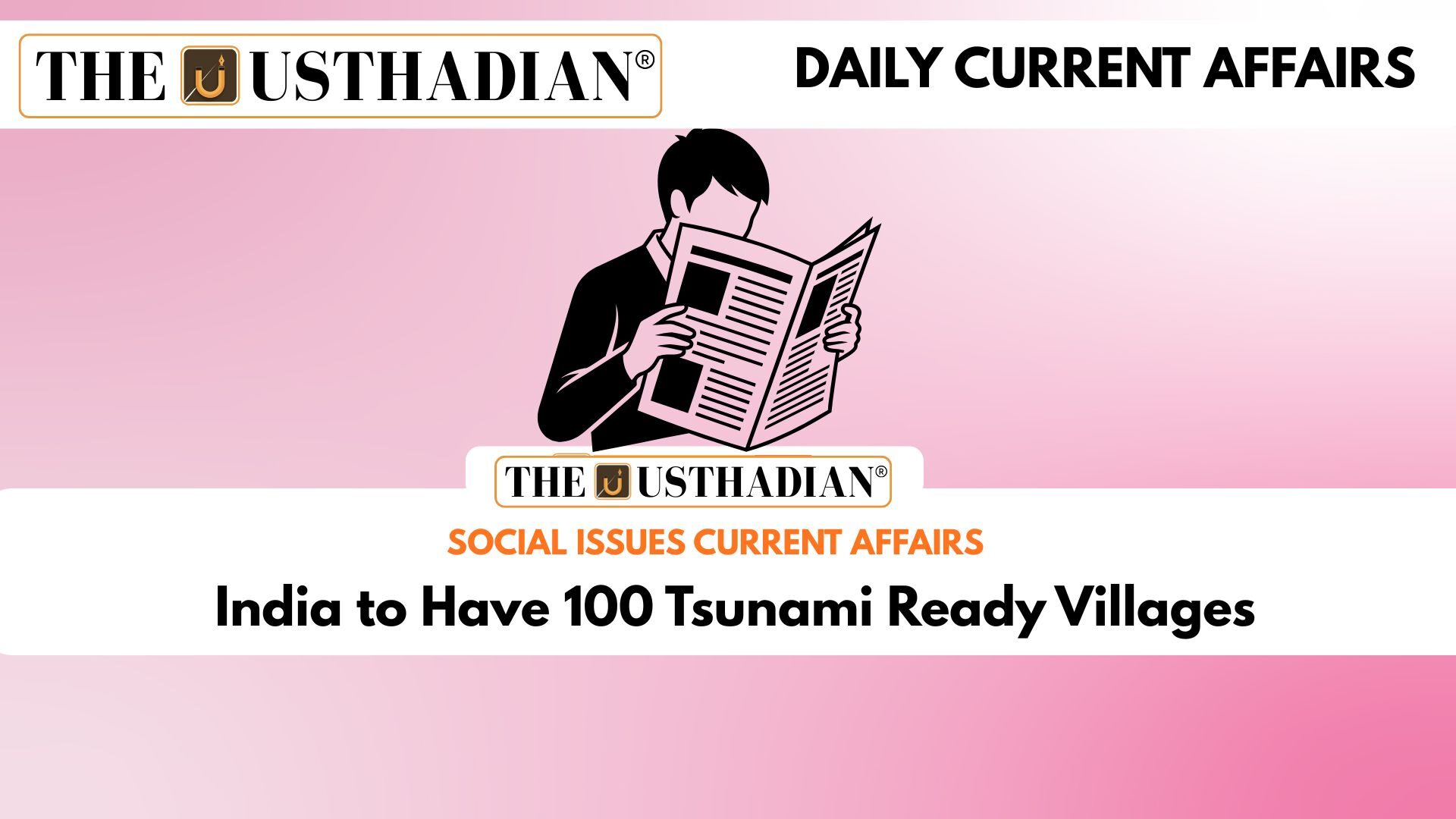 India to Have 100 Tsunami Ready Villages