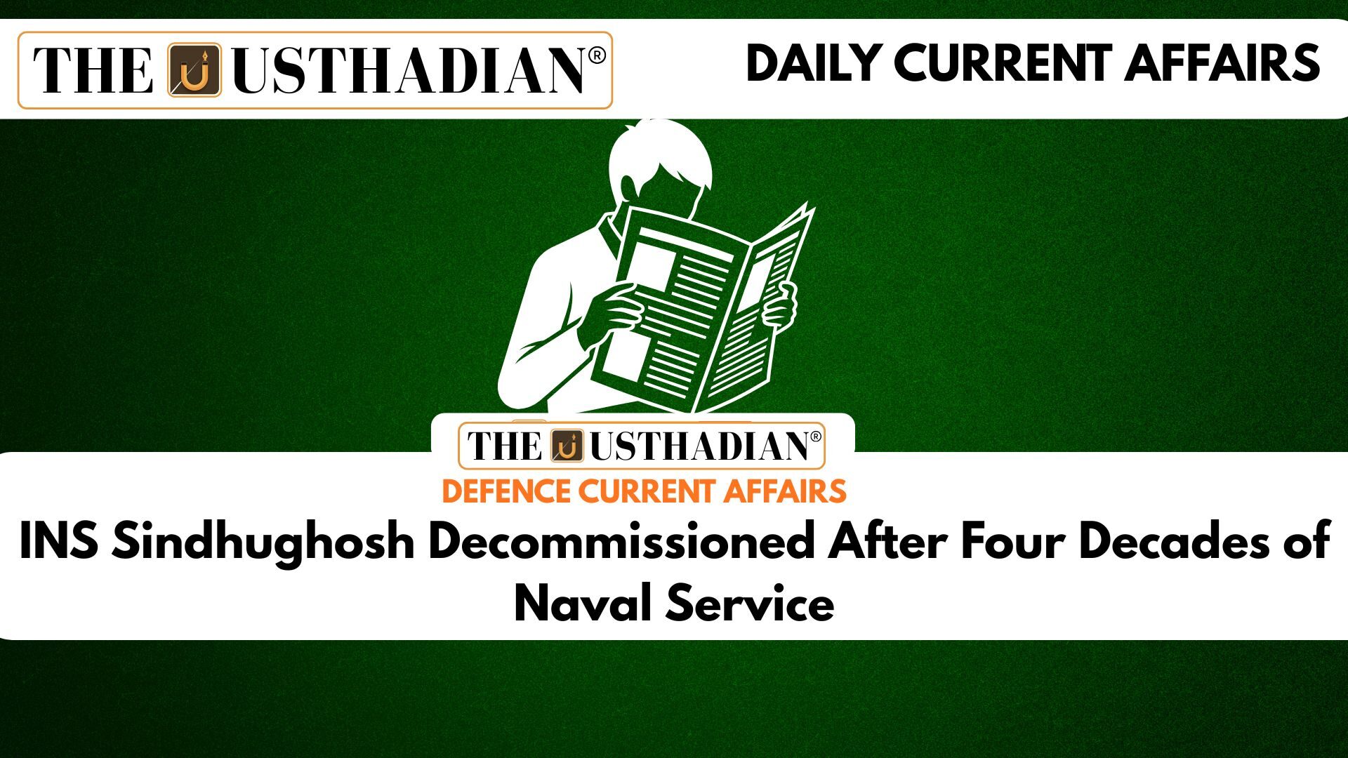 INS Sindhughosh Decommissioned After Four Decades of Naval Service