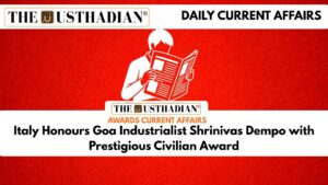 Italy Honours Goa Industrialist Shrinivas Dempo with Prestigious Civilian Award