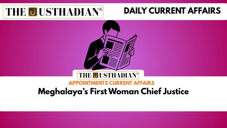 Meghalaya’s First Woman Chief Justice