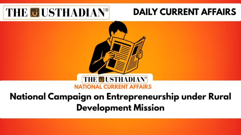 National Campaign on Entrepreneurship under Rural Development Mission