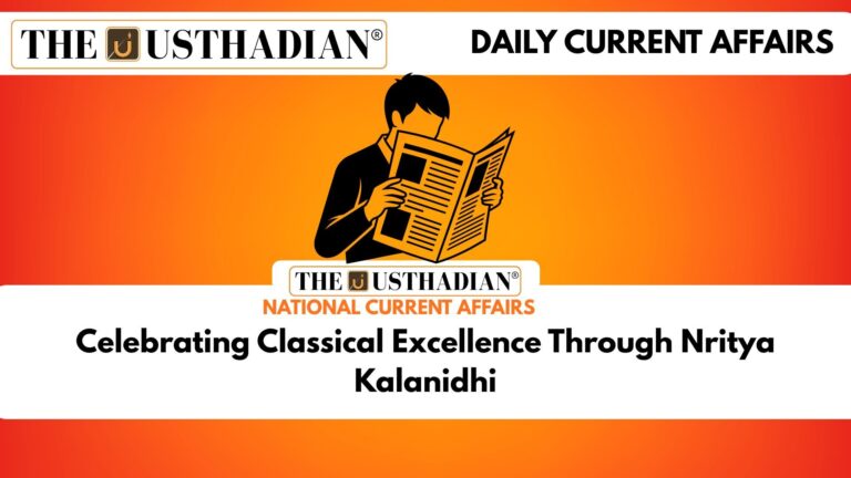 Celebrating Classical Excellence Through Nritya Kalanidhi