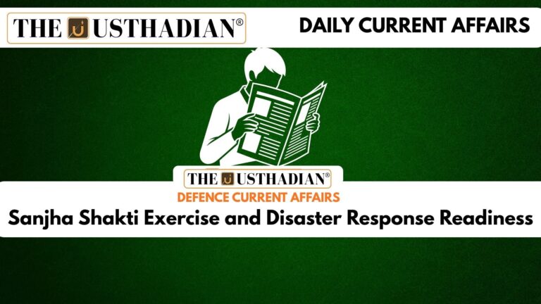 Sanjha Shakti Exercise and Disaster Response Readiness