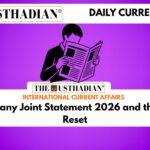India Germany Joint Statement 2026 and the Strategic Reset