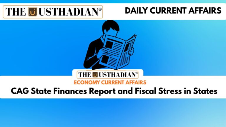 CAG State Finances Report and Fiscal Stress in States