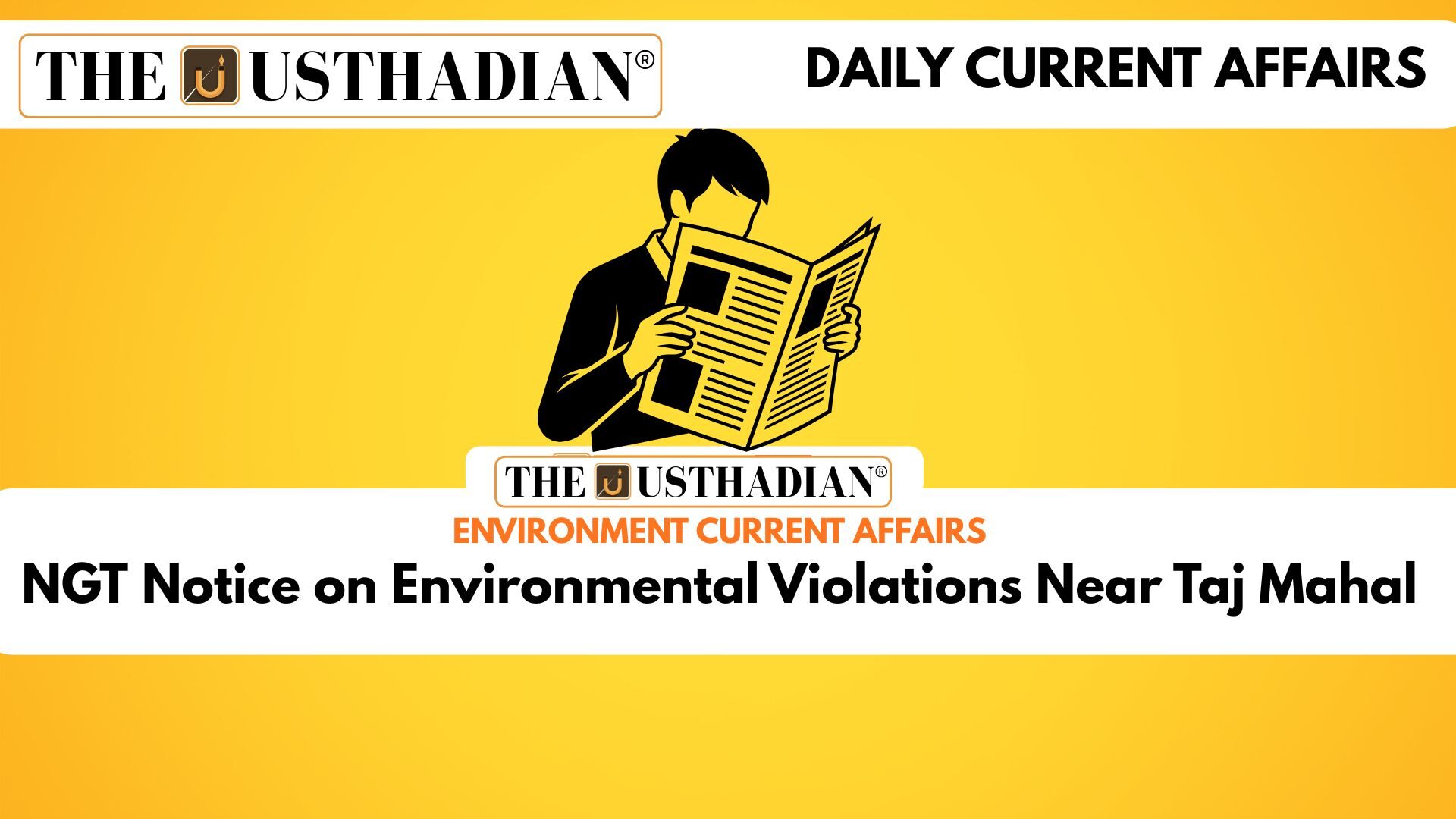 NGT Notice on Environmental Violations Near Taj Mahal