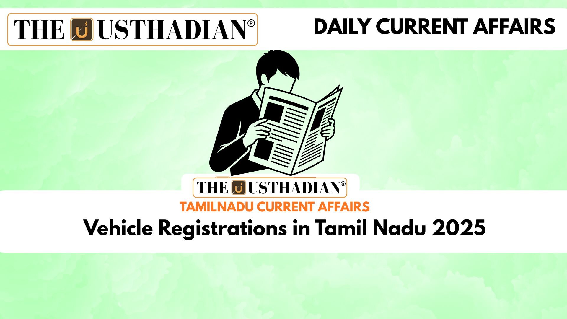 Vehicle Registrations in Tamil Nadu 2025