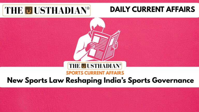 New Sports Law Reshaping India’s Sports Governance