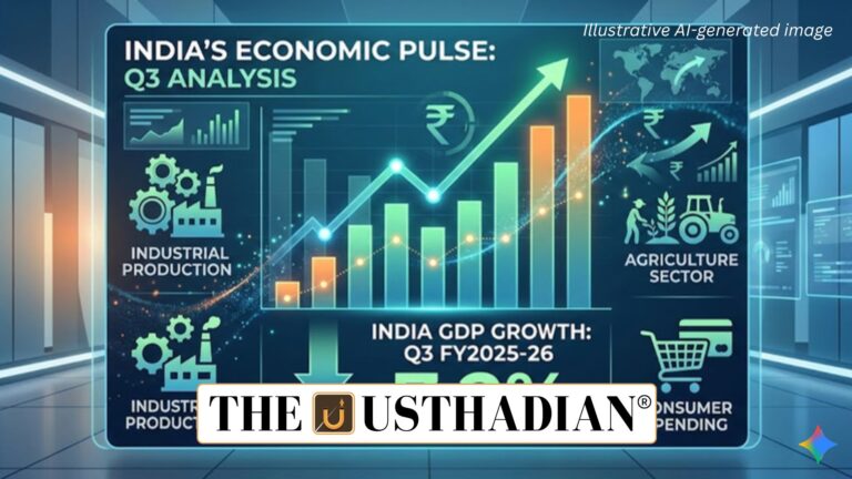 India GDP Growth Moderates to 7.2 Percent in Q3 FY2025-26