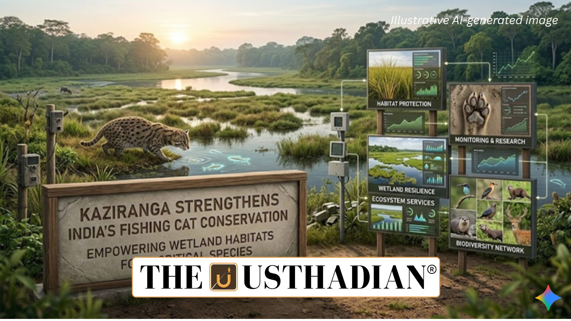 Kaziranga Strengthens India’s Fishing Cat Conservation Map