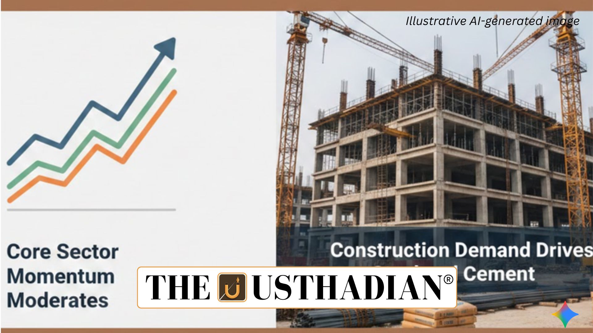 Core Sector Momentum Moderates as Construction Demand Drives Steel and Cement